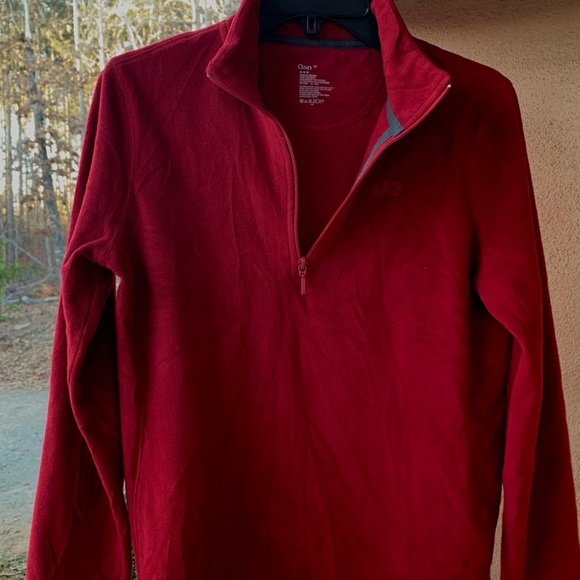 GAP Tops - GAP Red Half-Zip Fleece Top
